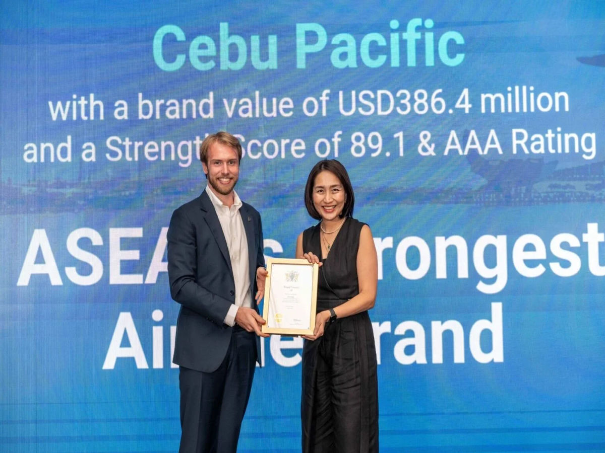 Cebu Pacific, tinaguriang ‘strongest ASEAN airline’ ng Brand Finance